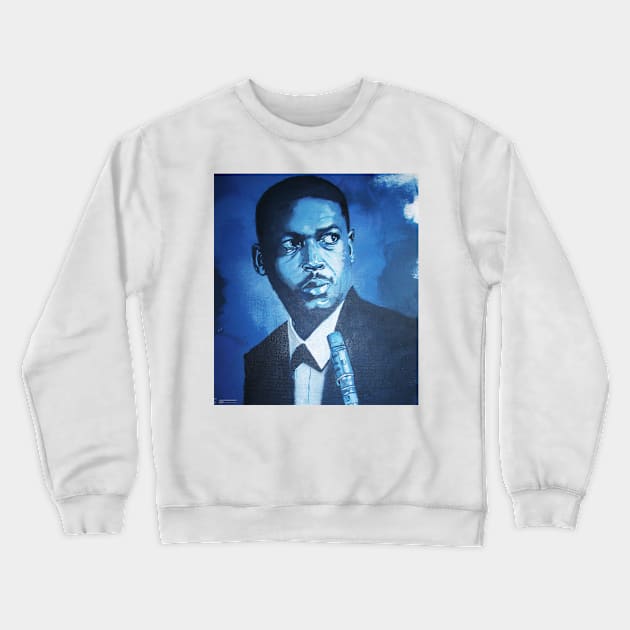 john Coltrane Crewneck Sweatshirt by iCONSGRAPHICS